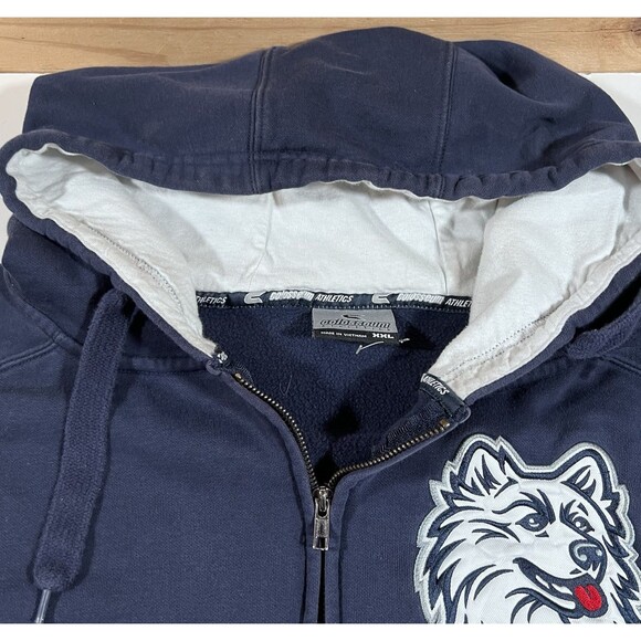 Uconn Huskies Connecticut NCAA Colosseum Full Zip Hooded Sweatshirt Men's XXL - Picture 8 of 13